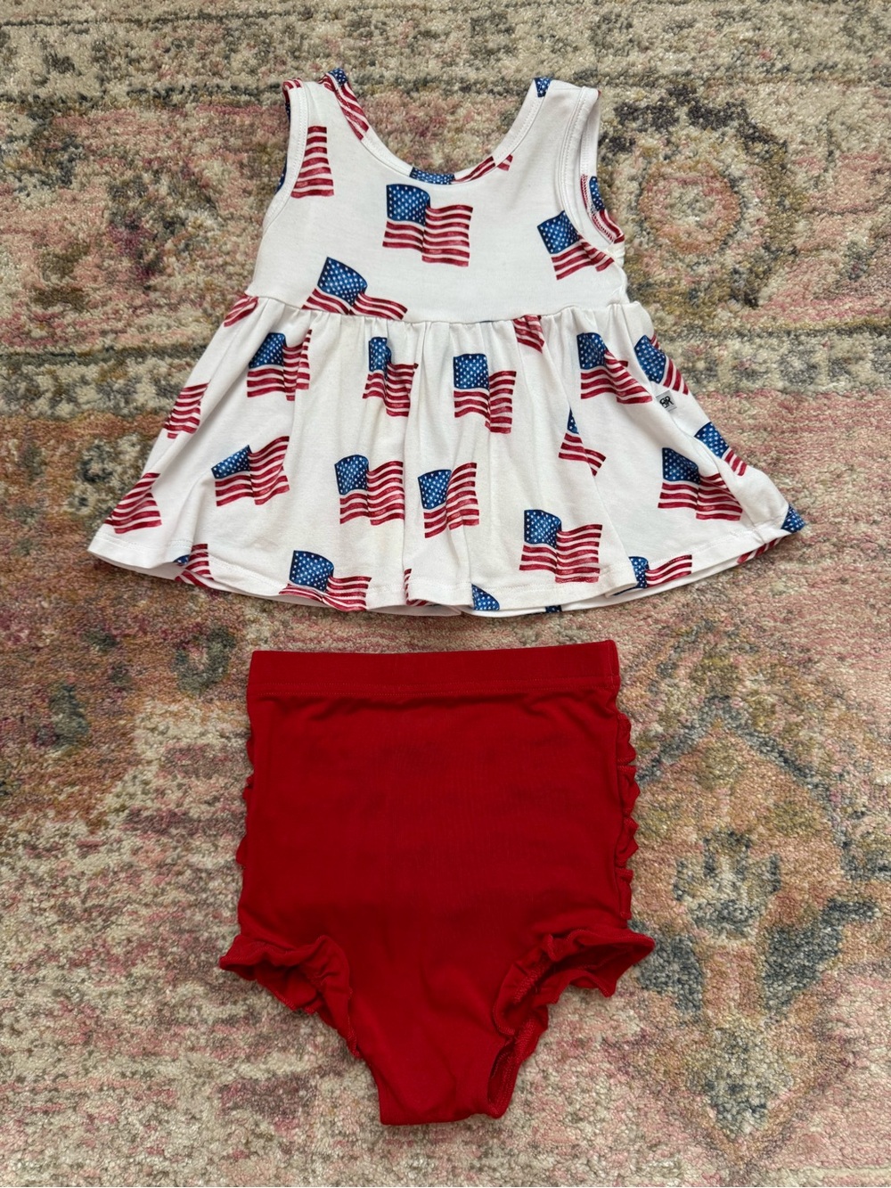 Bums & Roses tank and bloomer set
